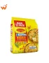 Maggi 2-Minute Noodles Masala 744gm mega pack containing 12 individual yellow packets, featuring the classic noodles-on-a-fork visual and fresh vegetable illustrations.
