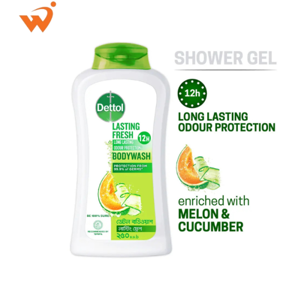 Dettol Lasting Fresh Body Wash 250ml