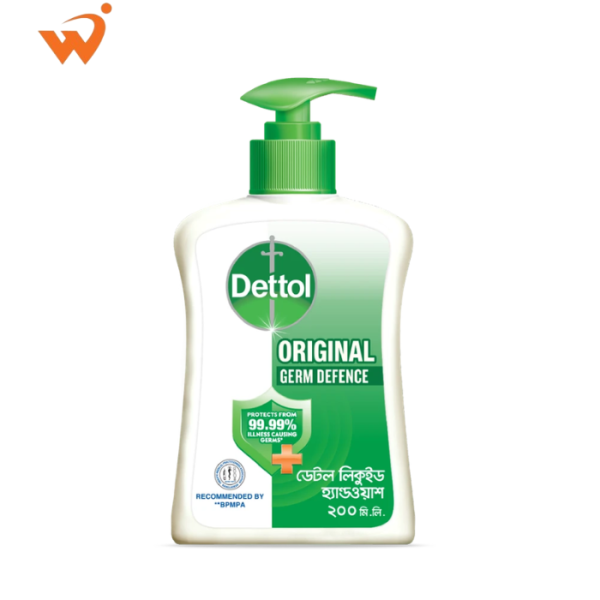 Dettol Liquid Hand wash 200ml Original (Pump)
