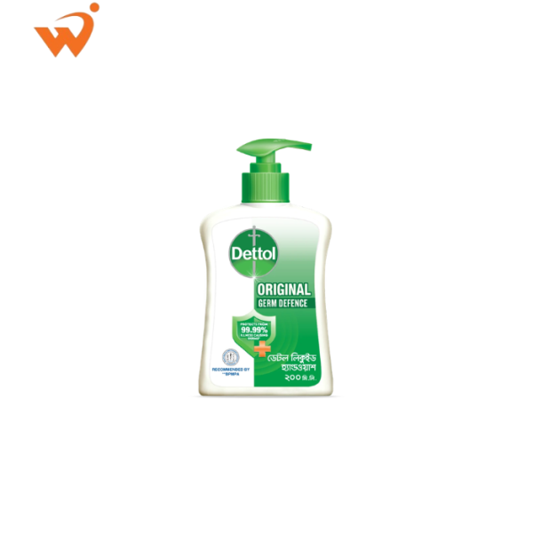 Dettol Liquid Hand wash 200ml Original (Pump)