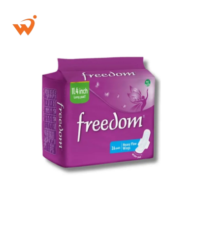 Freedom Super Dry Heavy Flow Wings 16 pads