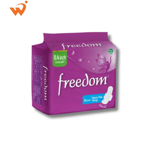 Freedom Super Dry Heavy Flow Wings 16 pads