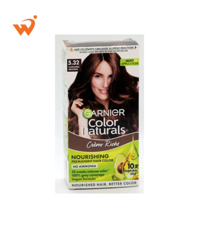 Garnier Hair Color Caramel Brown Shade 5.32 70ml+60gm