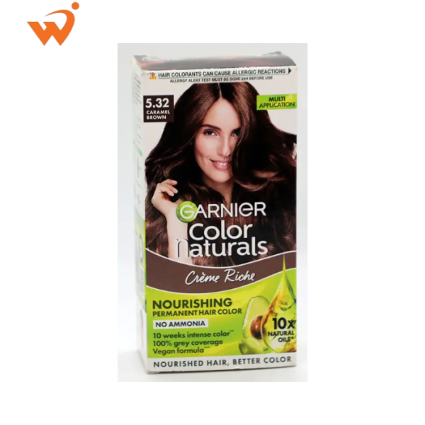 Garnier Hair Color Caramel Brown Shade 5.32 70ml+60gm