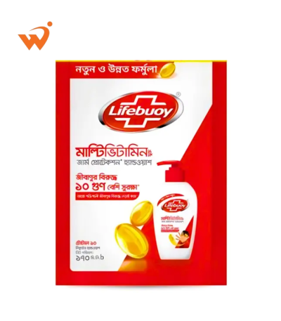 Lifebuoy Total 10 Hand Wash 180(±)10ml Refill