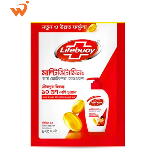 Lifebuoy Total 10 Hand Wash 180(±)10ml Refill
