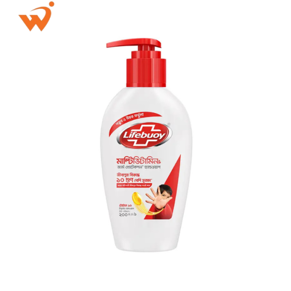 Lifebuoy Total 10 Hand Wash 200ml (Pump)