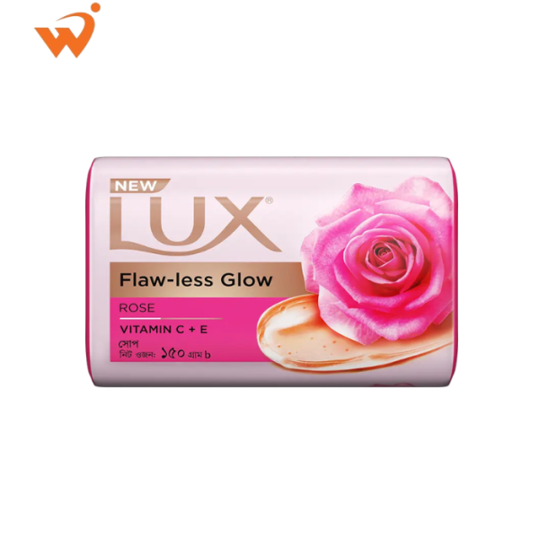 Lux Flaw Less Glow Rose Soap 150gm