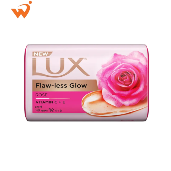 Lux Flaw Less Glow Rose Soap 75gm