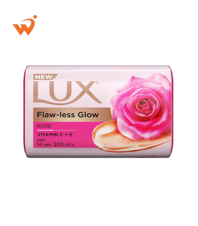 Lux Flaw Less Glow Rose Soap 90gm