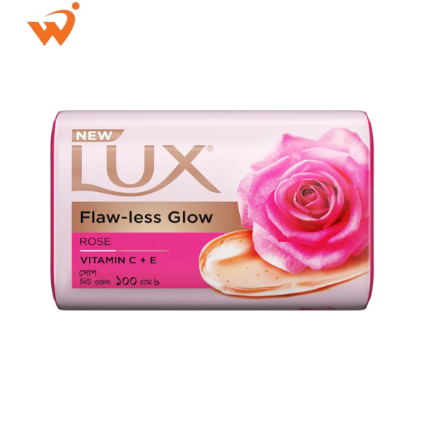 Lux Flaw Less Glow Rose Soap 90gm