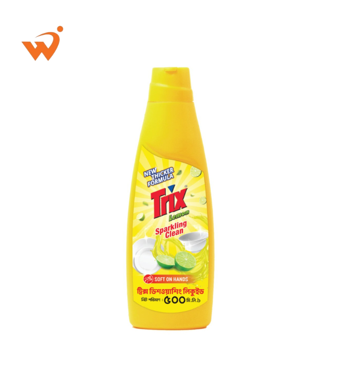 Trix Dishwashing Liquid Lemon Bottle 500ml