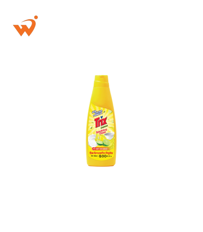 Trix Dishwashing Liquid Lemon Bottle 500ml Trix-Dishwashing-Liquid-Lemon-Bottle-500ml