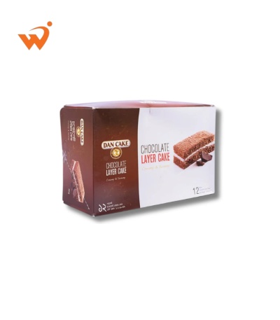 Dan Cake Chocolate Layer Cake 30(±)3gmX12Pcs