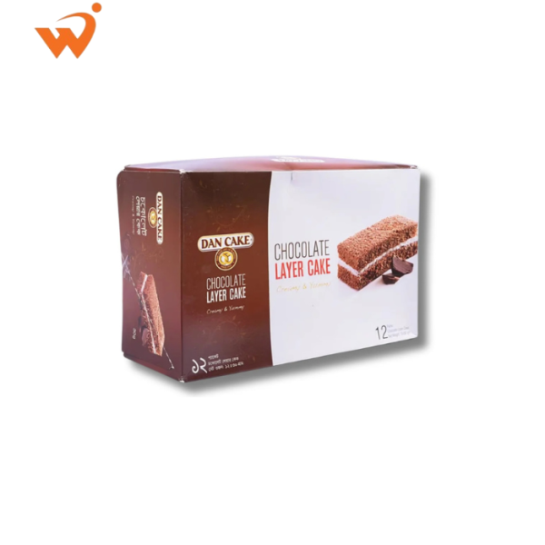 Dan Cake Chocolate Layer Cake 30(±)3gmX12Pcs