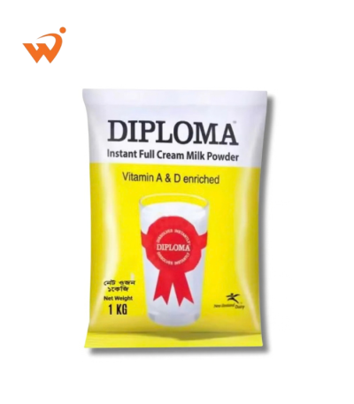 Diploma Instant Full Cream Milk Powder 1kg (Foil Pack)