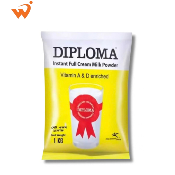 Diploma Instant Full Cream Milk Powder 1kg (Foil Pack)