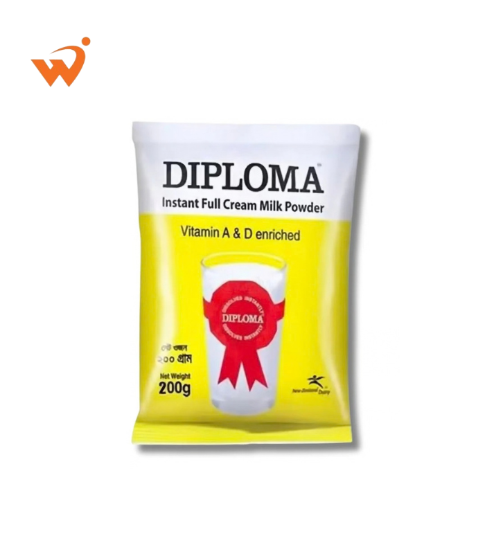 Diploma Instant Full Cream Milk Powder 200gm (Foil Pack) Diploma Instant Full Cream Milk Powder 200gm (Foil Pack)