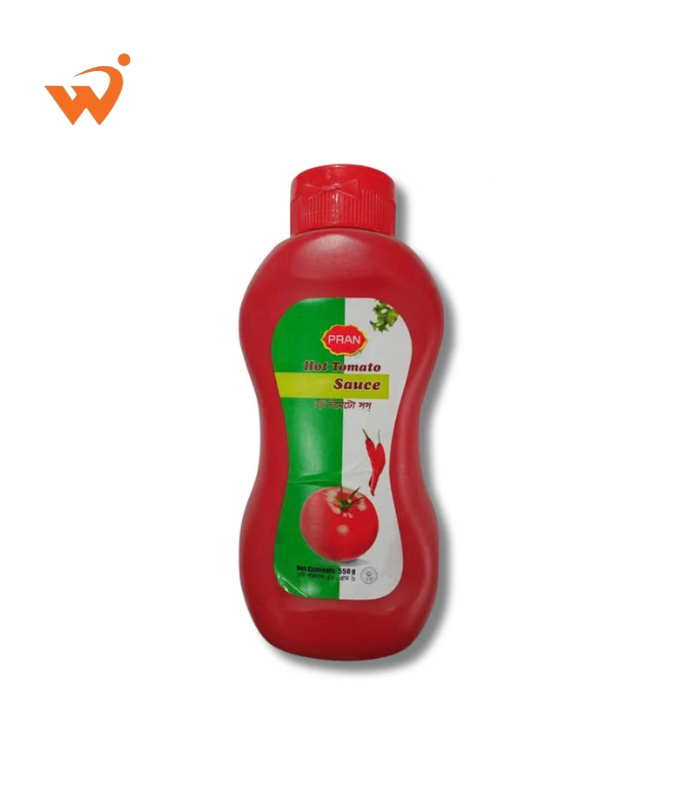 Pran Hot Tomato Sauce 500(±50)gm Pran Hot Tomato Sauce 500(±50)gm - Image 1